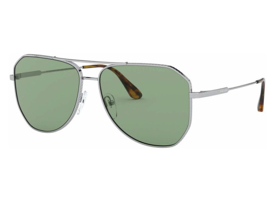 Prada PR63XS 1BC02D Silver/Green 58mm