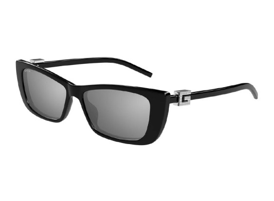 Gucci GG1681S 002 Black/Grey Silver Mirror