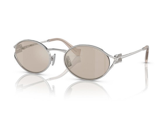 Miu Miu MU52YS 1BC10F Silver/Pale Gold Mirror