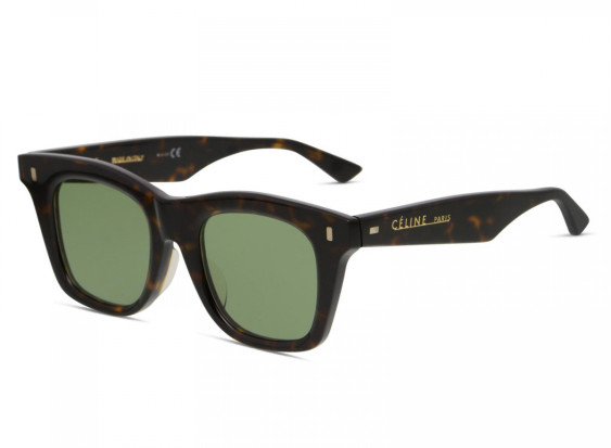 Celine CL40057F 52N Dark Havana/Green