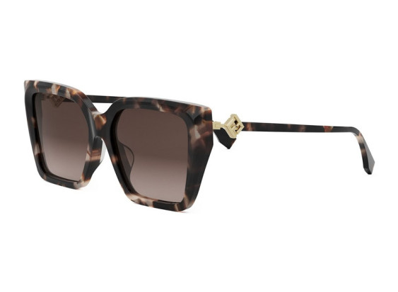 Fendi FE40161F 55F Coloured Havana/Brown Gradient