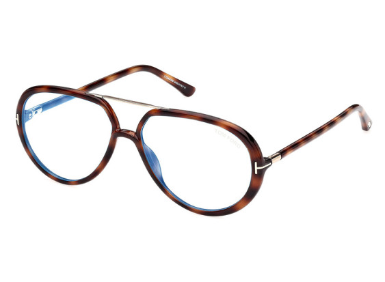 Tom Ford FT5838-B 053 Blonde Havana 57mm