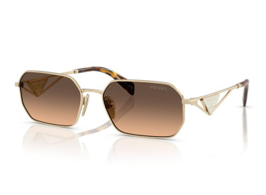 Prada PRA51S ZVN50C Pale Gold/Brown Gradient Grey