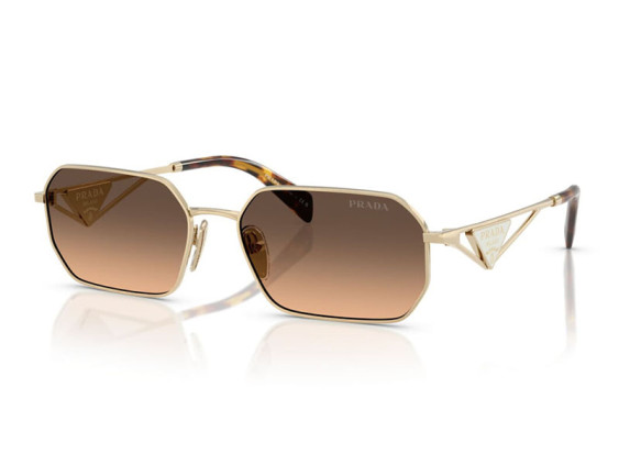 Prada PRA51S ZVN50C Pale Gold/Brown Gradient Grey