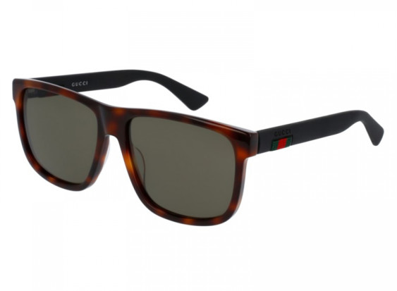 Gucci GG0010S 006 Dark Havana/Green