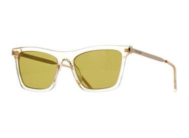 Saint Laurent SL511 006 Transparent Yellow/Green