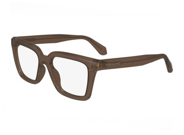 Salvatore Ferragamo SF2985 207 Transparent Dark Brown 52mm