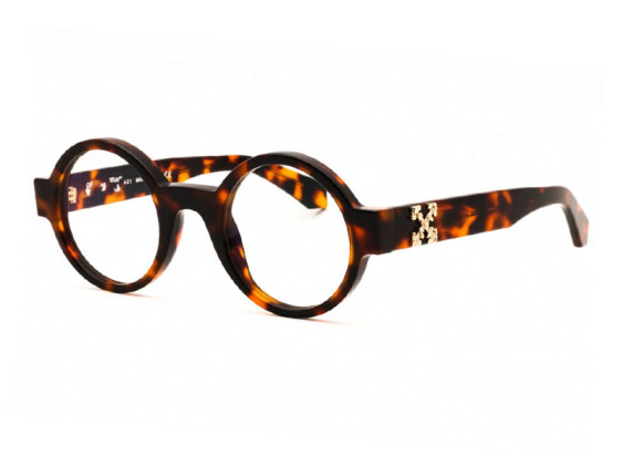 Off-White OERJ003 STYLE 3 6000 Dark Havana/Clear Blue Light Block 47mm