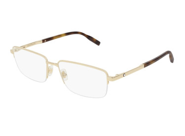 Montblanc MB0020O 003 Gold 56mm