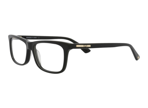 Alexander McQueen MQ0298OP 001 Shiny Black 52mm