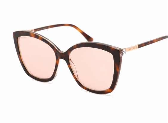 Jimmy Choo NAT/S 00T4 Havana Pink / Gold Mirror
