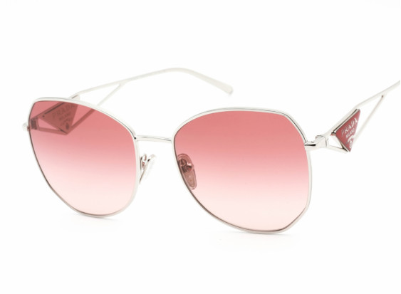 Prada PR57YS 1BC09Q Silver/Red Gradient
