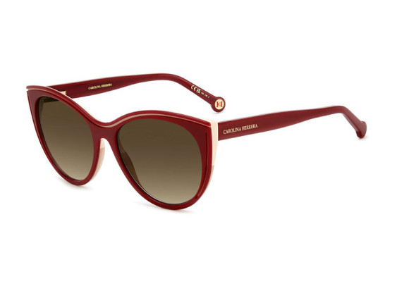 Carolina Herrera HER 0142/S 0R9S HA Burgundy/Brown Gradient