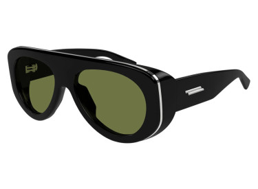 Bottega Veneta BV1362S 006 Shiny Black/Green