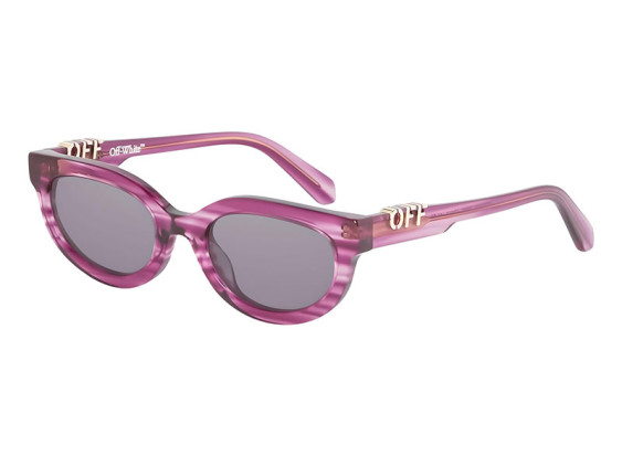 Off-White OERI13D SPARKS 3707 Stripped Purple/Dark Grey