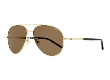 Montblanc MB0068S 001 Gold/Black/Brown