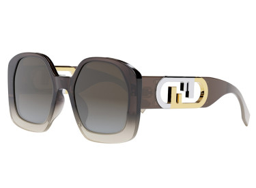 Fendi FE40048U 57F Gradient Brown/Gradient Smoke