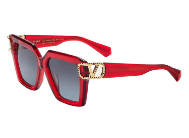 Valentino V-UNO VLS-107D Transparent Red/Grey Gradient