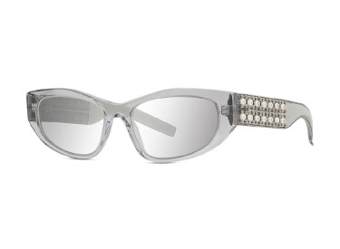 Givenchy GV40078I 20C Transparent/Silver with Studs/Silver Mirror