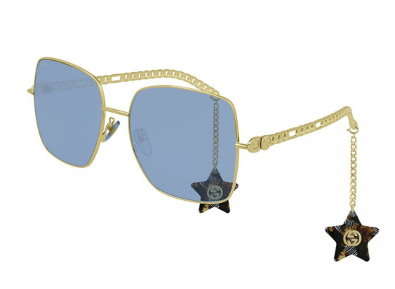Gucci GG0724S 004 Gold/Blue