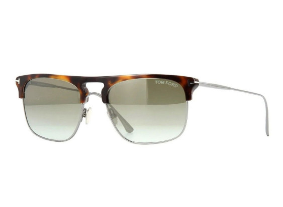 Tom Ford FT0830 53Q Blonde Havana/Green Mirror
