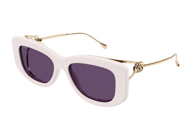 Gucci GG1566S 003 Ivory/Gold/Violet