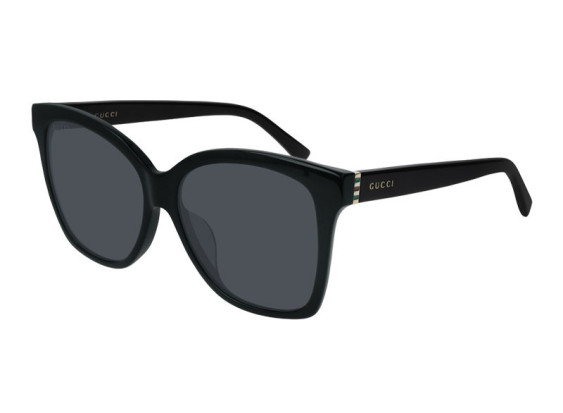 Gucci GG0459SA 001 Shiny Black/Grey
