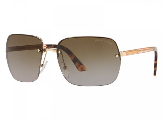 Prada PR63VS ZVN6E1 Gold/Polarized Brown