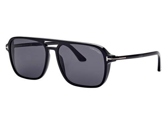 Tom Ford FT0910 01A Shiny Black/Smoke