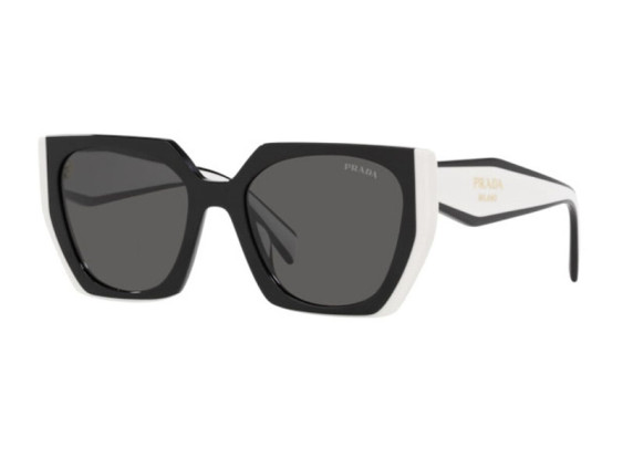 Prada PR15WSF 09Q5S0 Black/White/Dark Grey
