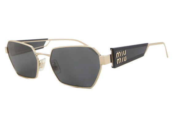 Miu Miu MU53WS ZVN5S0 Pale Gold/Dark Grey