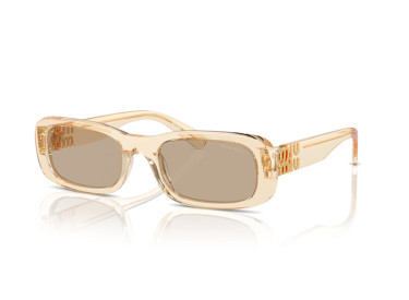 Miu Miu MU08ZS 11T40F Sand Transparent/Dark Brown