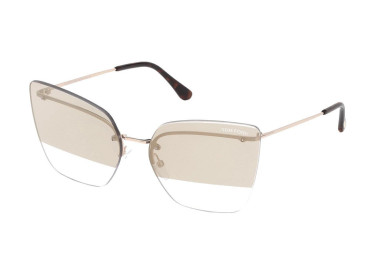 Tom Ford FT0682 28G Shiny Rose Gold/Brown Mirror