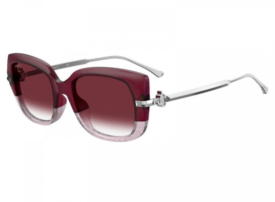Jimmy Choo ORLA/G/S 00T5 3X Burgundy/Pink Gradient