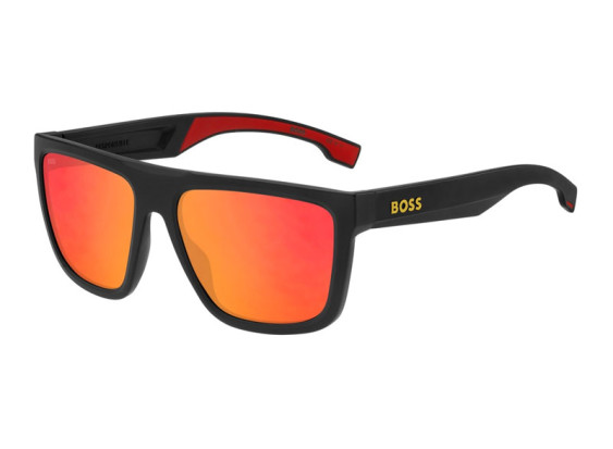 Hugo Boss BOSS 1451/S 0PGC UZ Matte Black/Orange/Orange Mirror