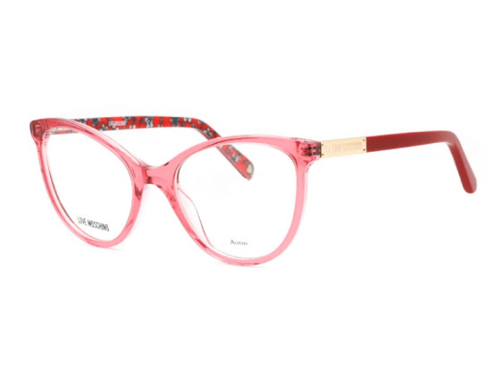 Moschino Love MOL 574 0C9A 00 Transparent Red 53mm