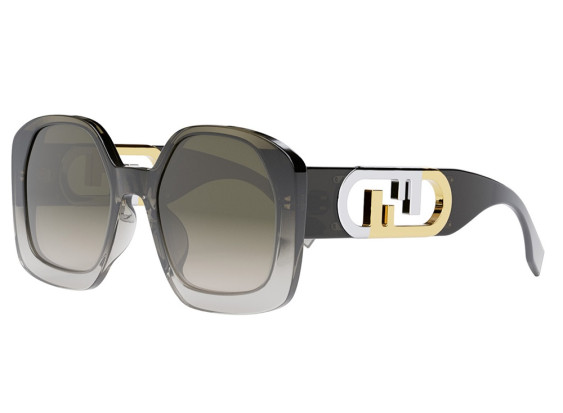 Fendi FE40048U 50F Gradient Grey/Gradient Brown