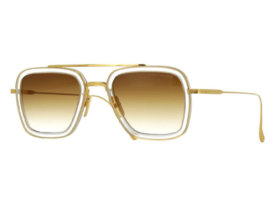 Dita FLIGHT-006-7806-L Clear Crystal Yellow Gold