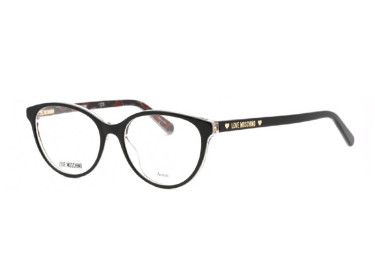 Moschino Love MOL525 0807 00 Black/Transparent 52mm