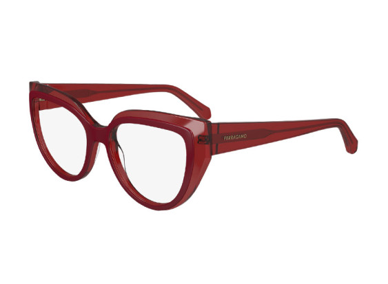 Salvatore Ferragamo SF2984 613 Transparent Red 53mm