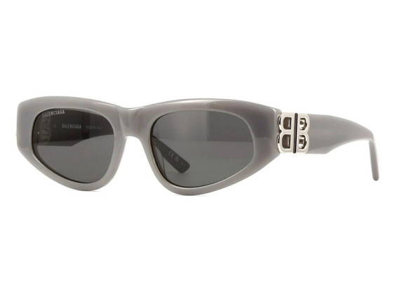 Balenciaga BB0095S 015 Grey/Silver/Grey