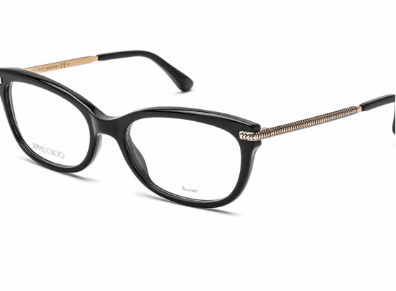 Jimmy Choo JC217 0807 00 Shiny Black  54mm