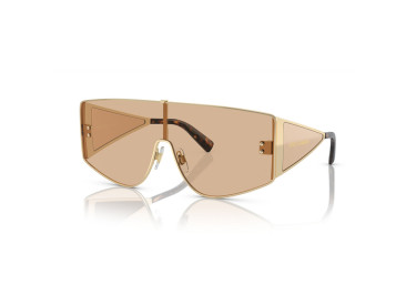 Dolce & Gabbana DG2305 13655A Light Gold/Light Brown Mirror Flash Gold