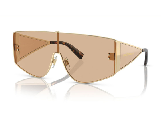 Dolce & Gabbana DG2305 13655A Light Gold/Light Brown Mirror Flash Gold