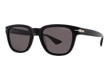 Montblanc MB0302S 001 Shiny Black/Grey