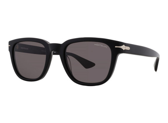 Montblanc MB0302S 001 Shiny Black/Grey
