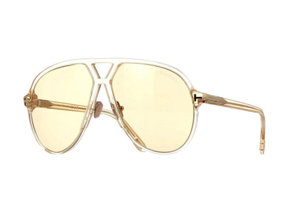 Tom Ford FT1061 45E Shiny Transparent Brown/Brown