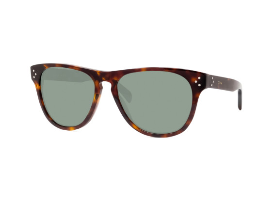 Celine CL40102I 52N Dark Havana/Green 58mm