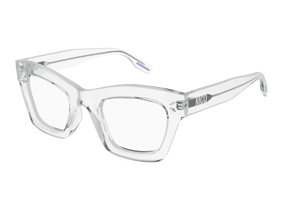 McQueen MQ0343O 004 Transparent 48mm
