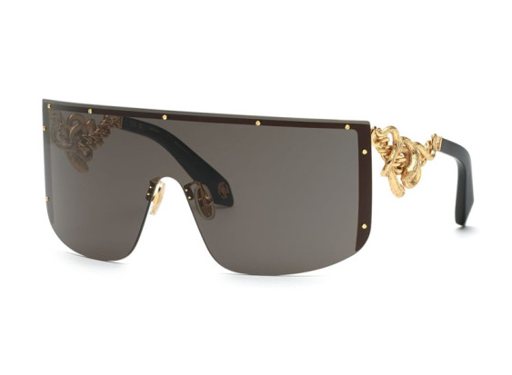 Roberto Cavalli SRC015M 0300 Rose Gold/Brown Grey